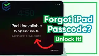 FORGOT Your iPad Passcode? How to Unlock iPad if Forget Your Passcode 2024