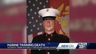 Parris Island marine's mother calls for change after son dies