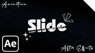 How to Animate Cut Text with Shake in After Effects tutorial intro