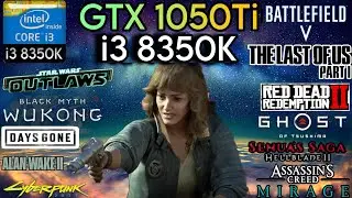 GTX 1050 Ti + i3 8350K &16GB Ram - Test In 15 Games In 2024 !