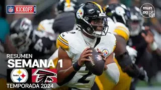 Pittsburgh Steelers vs. Atlanta Falcons | Semana 1 - NFL 2024 | Highlights Resumen en español