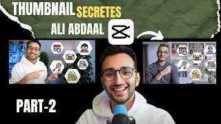 How to Make Thumbnail Like Ali Abdaal On CapCut PC Part-2| CapCut Tutorial