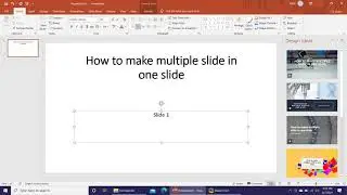 How to make multiple slides in one slide in microsoft power point using animations | #ppt