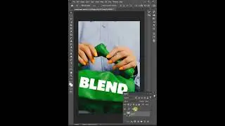 How To Blend Text On Anything in Photoshop