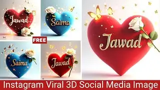New Instagram Viral Couple Name Dpz 3D Image |Ai Photo Editing |Ai Image Generator