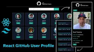 React JS Project From Scratch | React Website Project | GitHub Profile Fetch Data