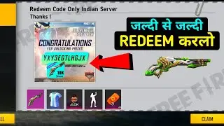 FREE FIRE REDEEM CODE TODAY 19 JUNE | FREE FIRE REDEEM CODE | FF REDEEM CODE TODAY