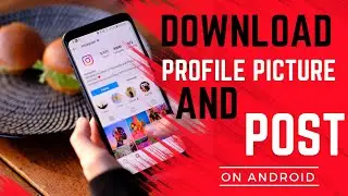 how to download instagram profile picture and post on android and IOS