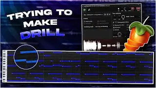 Trying To Make A Drill Beat For The First Time | FL Studio 20 Tutorial