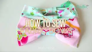 HOW TO MAKE A FABRIC BOW IN 10 MINUTES