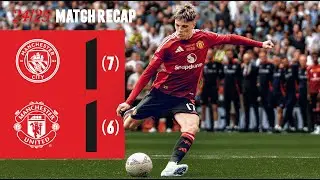 Man City (7) 1-1 (6) Man Utd | Match Recap