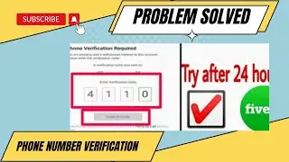 How to enable verification code on Fiverr | how to fix phone number verification problem | Fiverr