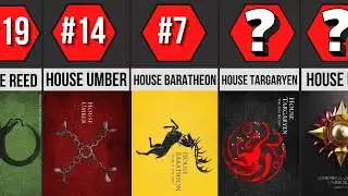 Best Game of Thrones and House of the Dragon Houses | Ranked list