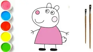 George pig🐷🐷 drawing and coloring for kids