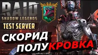 RAID: СКОРИД ПОЛУКРОВКА - ГИДРА 🐉 ПАУЧИХА 🕷 ТЕСТ УРОНА ( ГАЙД / ОБЗОР ) | Skorid the Halfspawn