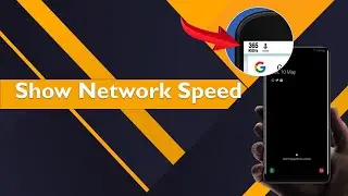 Monitor your Network Speed in real time on your Status bar