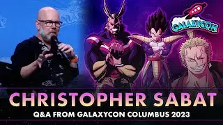 Cristopher Sabat | GalaxyCon Columbus 2023 | One Piece, My Hero Academia, Dragon Ball Z