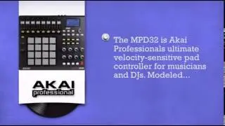 Akai MPD32 Midi USB Software Controller Surface - DJkit.com