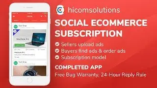 Ios Demo - Social eCommerce Marketplace With Subscription Model