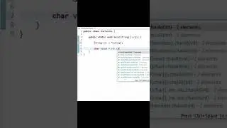 Java Program to print a character in a specified index.