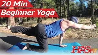 20 Min Yoga for Beginners w/ Sean Vigue - Beginner Yoga for Weight Loss, Strength, Flexibility