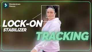 How to do lock on stabilization face tracking Effect in Filmora App