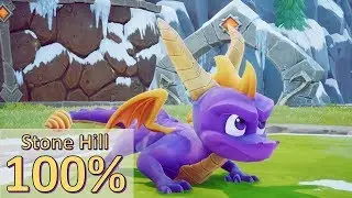 Spyro The Dragon Remastered | Stone Hill 100% Walkthrough