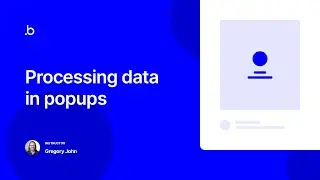 Processing data in popups | Bubble.io tutorial