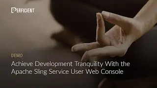 Achieve Development Tranquility with the Apache Sling Service User Web Console