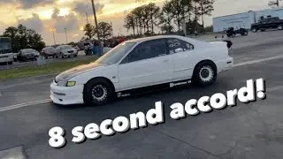 First ever 8 second Honda Accord!