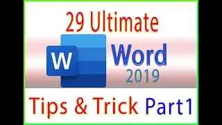 29 Ultimate Word Tips and Trick Part1