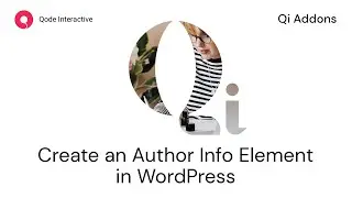 How to Add Author Info using Elementor Addons in WordPress