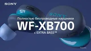 Полностью беспроводные наушники WF-XB700 с EXTRA BASS™