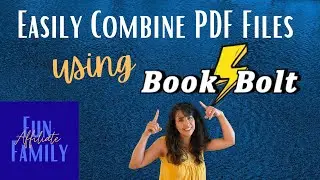 PDF How to Combine Pages | Combine PDF documents into one file using Book Bolt - Get 20% off w/ link