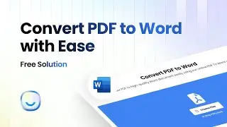 Convert PDF to Word with Ease: Free Solution