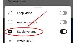 YouTube me stable volume wale option se kya hota hai/stable volume option in YouTube/stable volume