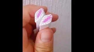 Трость (cane) ЛЕПЕСТОК ЛИЛИИ из полимерной глины FIMO