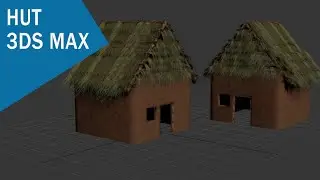 Modeling Hut 3ds max beginner tutorial part - 1