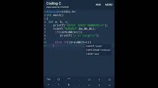 C Program To Find The Largest Number Among Three Numbers || C Coding #shorts #viral #short