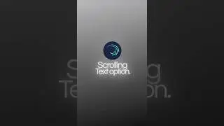 Alight motion - Scrolling Text Tutorial. 