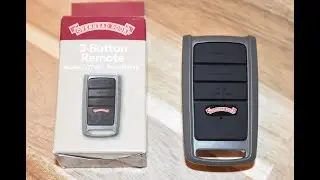 Overhead Door garage door remote battery change - EASY DIY