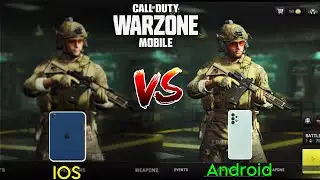Warzone Mobile Works Better On Android? Or IOS | Warzone Mobile IOS vs Android