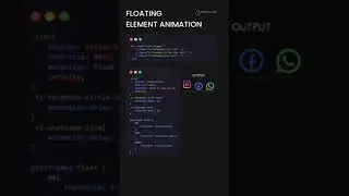 Floating Element Animation using HTML and CSS