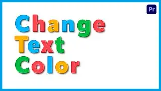 Change text color in Adobe Premiere Pro