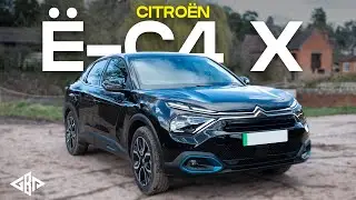 2023 All-electric Citroen e-C4X Review On UK Roads