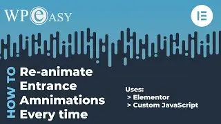 Elementor Reanimate Entrance Animations