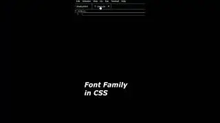 Font Family in CSS..🔠🔡🧮💯#shorts #html #css