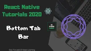 React Native | React Navigation Tabs | How to create bottom tab navigator in React Native - 2020