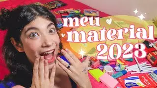MEU MATERIAL ESCOLAR 2023 (hipoteticamente…….