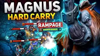 Hard Carry Magnus 29 Kills Solo Rampage🔥🔥🔥Insane Damage | Dota 2 Gameplay